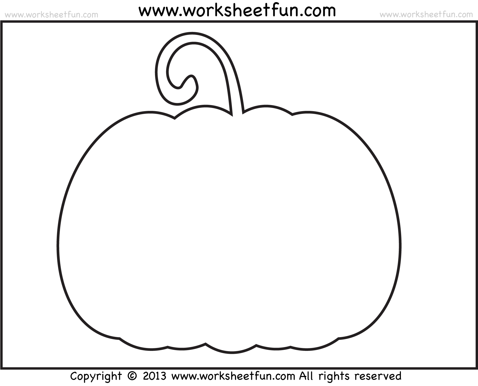 Pumpkin Worksheets / FREE Printable Worksheets � Worksheetfun