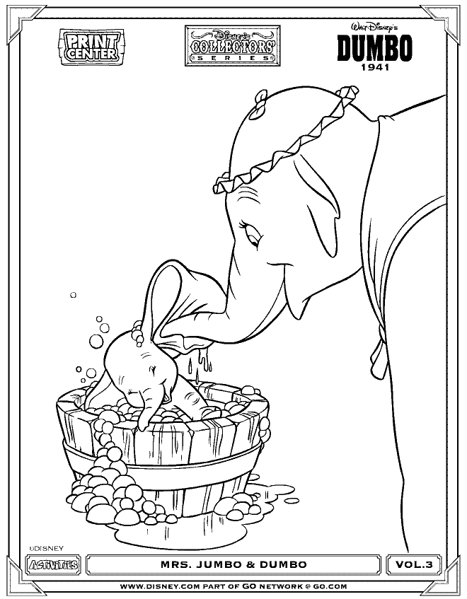 Dumbo coloring pages | Coloring Pages for Kids - disney coloring