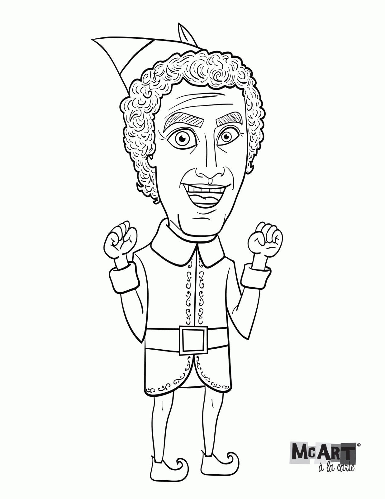 girl elf coloring pages printable free on the shelf christmas days azspring
