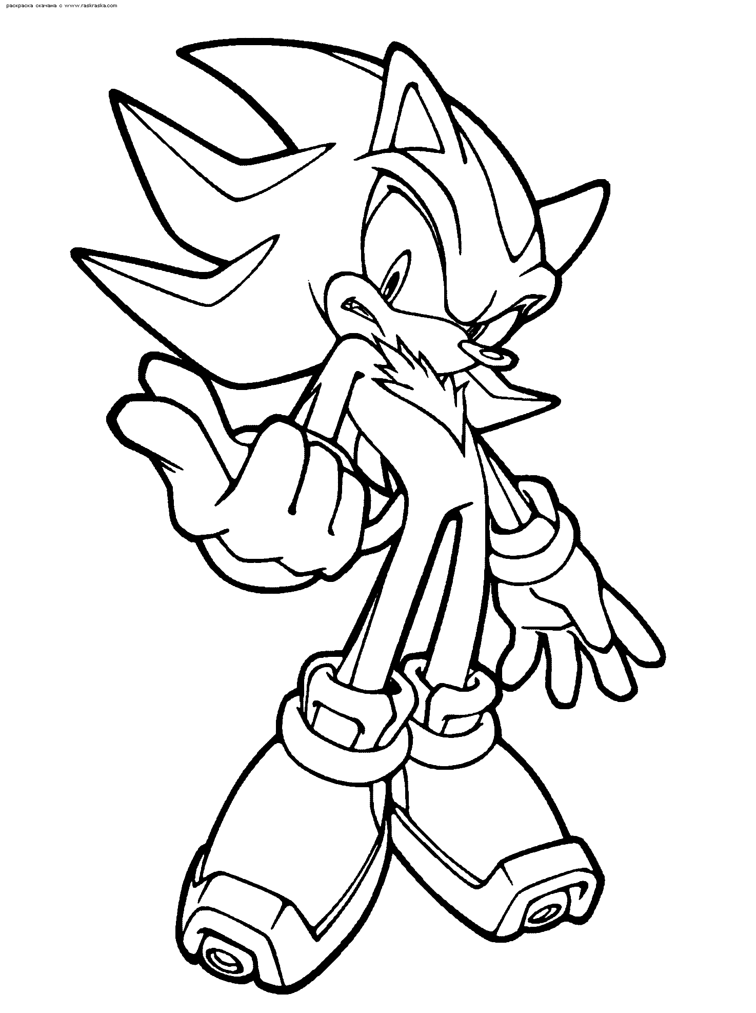 sonic color page | High Quality Coloring Pages