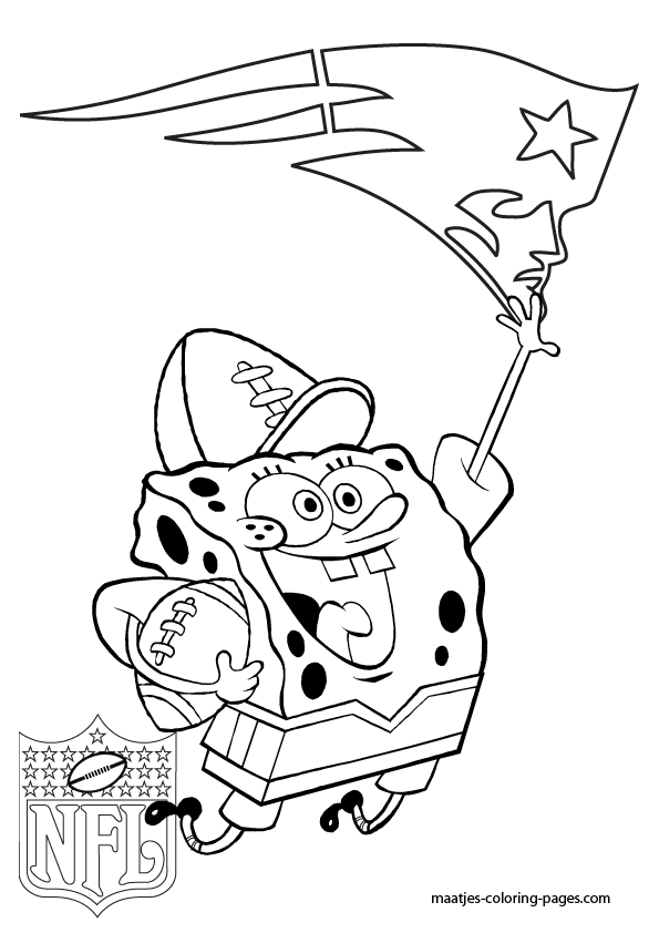 New England Patriots Printable Coloring Pages 