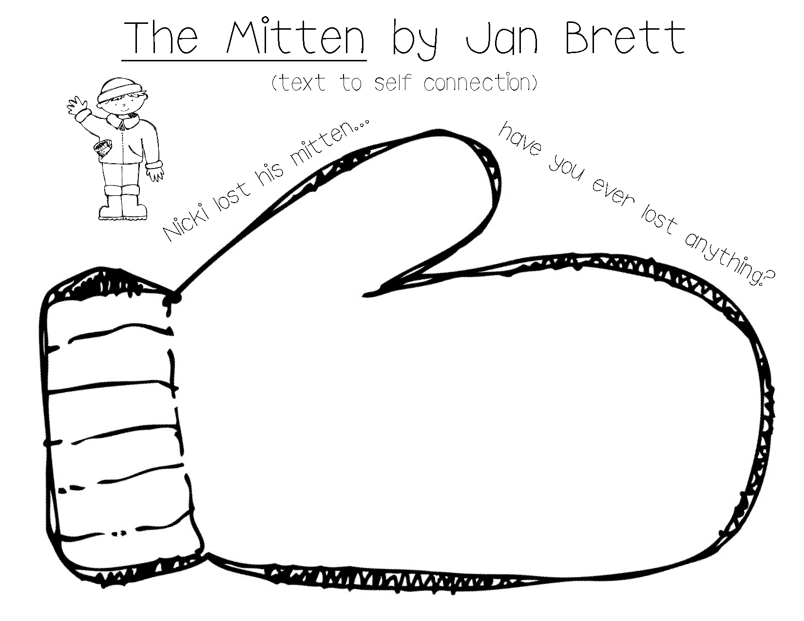 Jan Brett The Mitten Coloring Page
