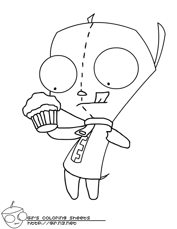 Featured image of post Gir Invader Zim Drawing Learn how to draw invader zim pictures using these outlines or print just for coloring