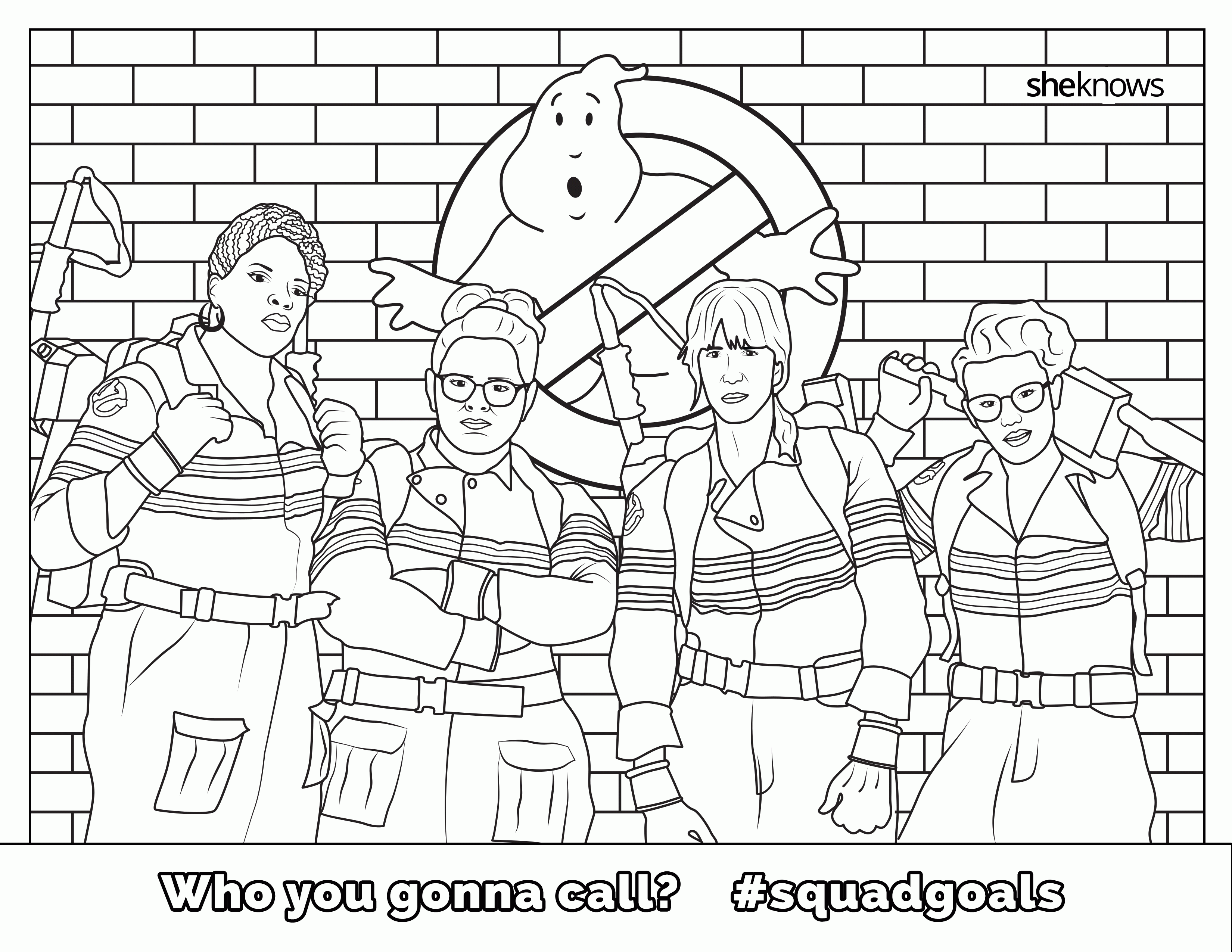 The Ultimate #SquadGoals Coloring Book � print it, color it, live