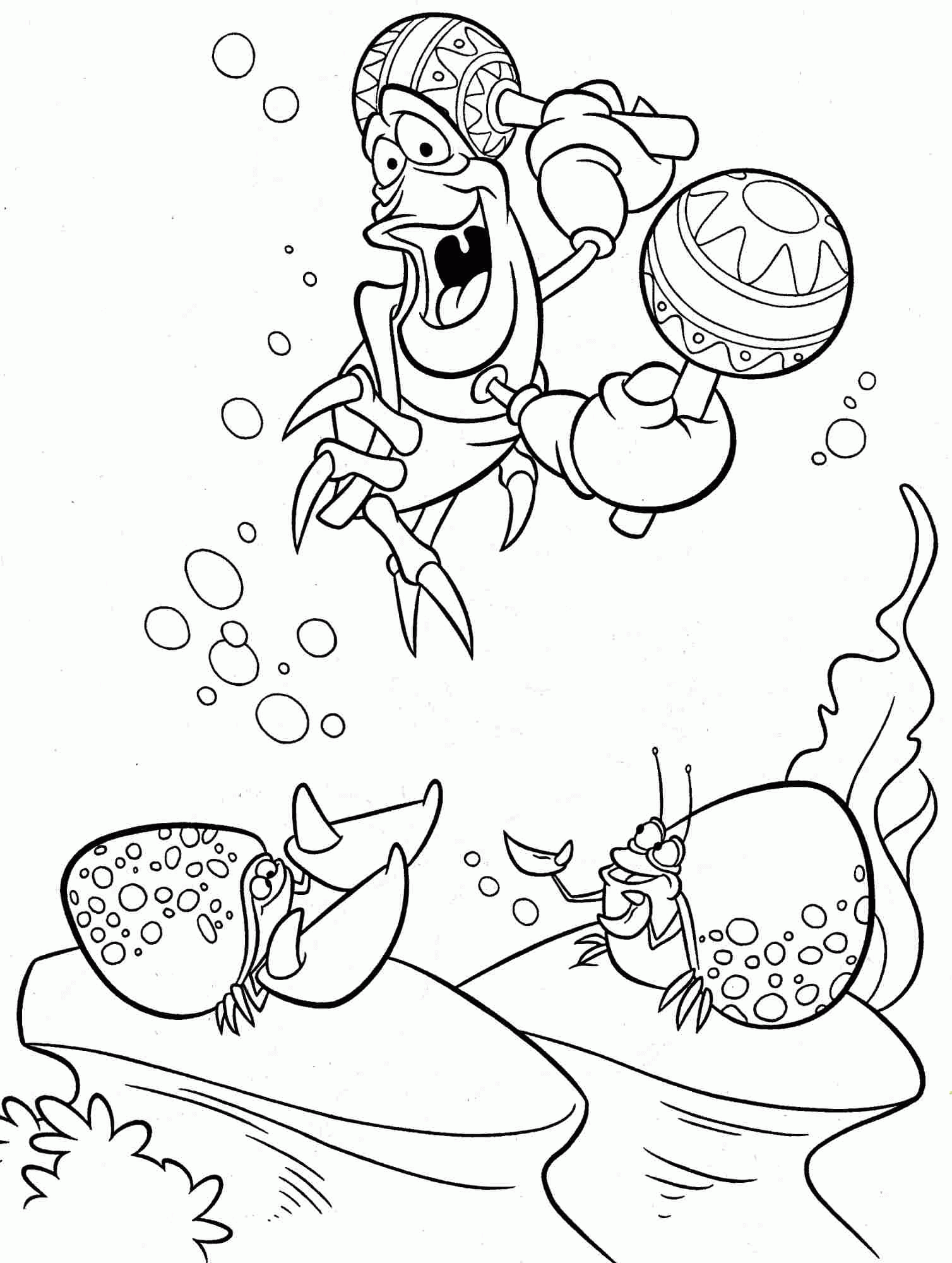 Free Ursula Little Mermaid Coloring Pages, Download Free Ursula Little