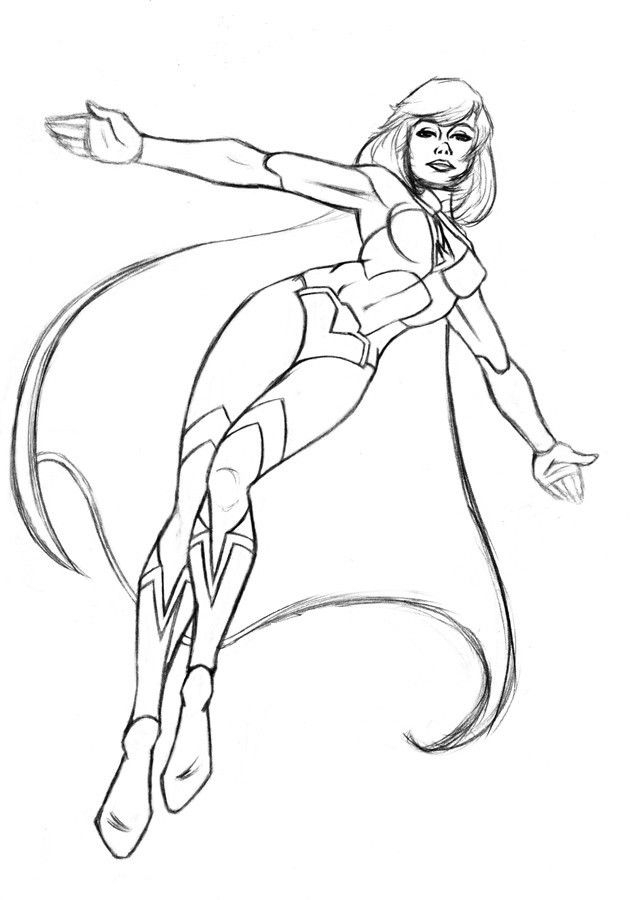 Clip Arts Related To : super girl colouring pages. view all Supergirl Print...
