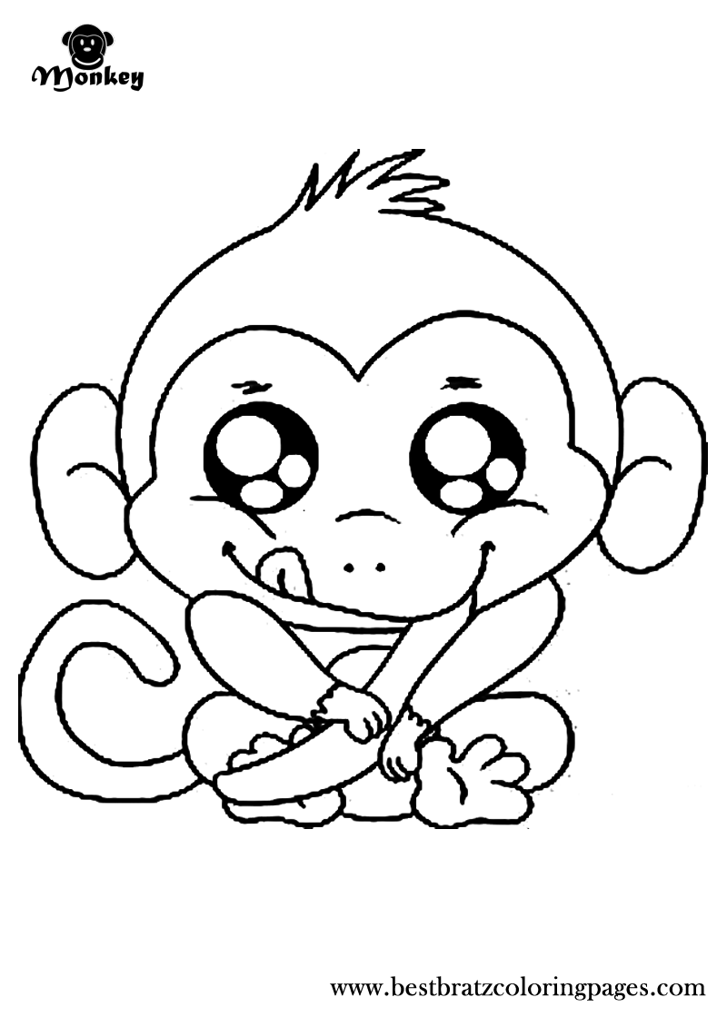 Featured image of post Printable Monkey Coloring Pictures monkey on our website we offer you a wide selection of coloring pages pictures photographs and handicrafts