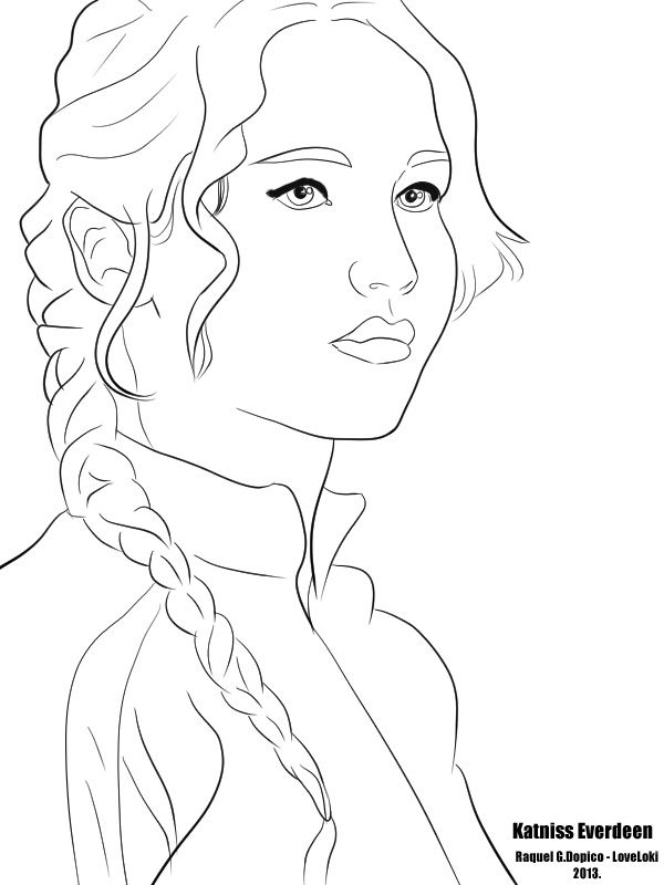 Free Hunger Games Coloring Pages, Download Free Hunger Games Coloring