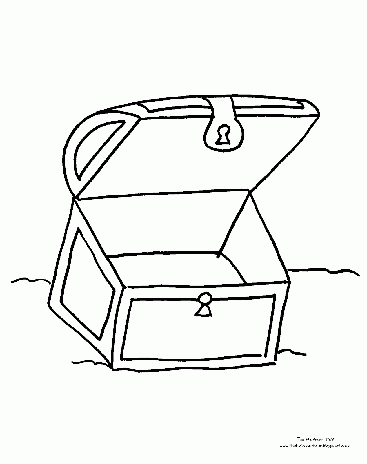 Treasure Chest Coloring Pages - Coloring 