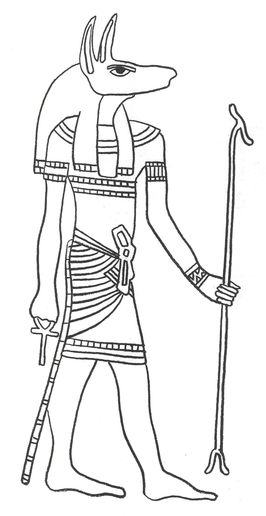 drawings to trace ancient egypt - Clip Art Library