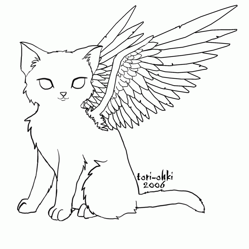 Angel Wings Coloring Pages Printable - Angel Wings with