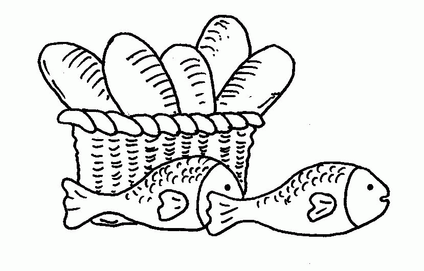 clipart loaves fishes