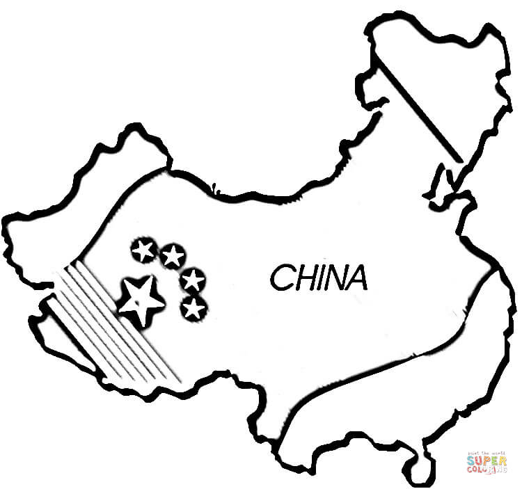 Free Map Of China Coloring Page Download Free Clip Art Free Clip