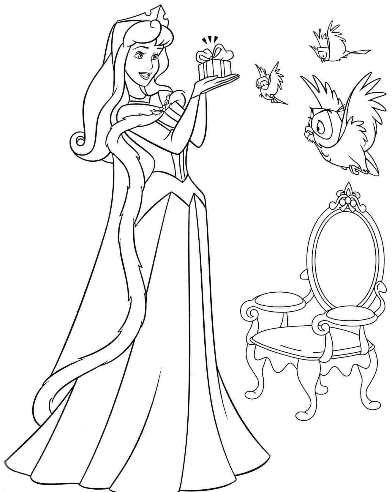 princess aurora coloring pages for kids   Clip Art Library