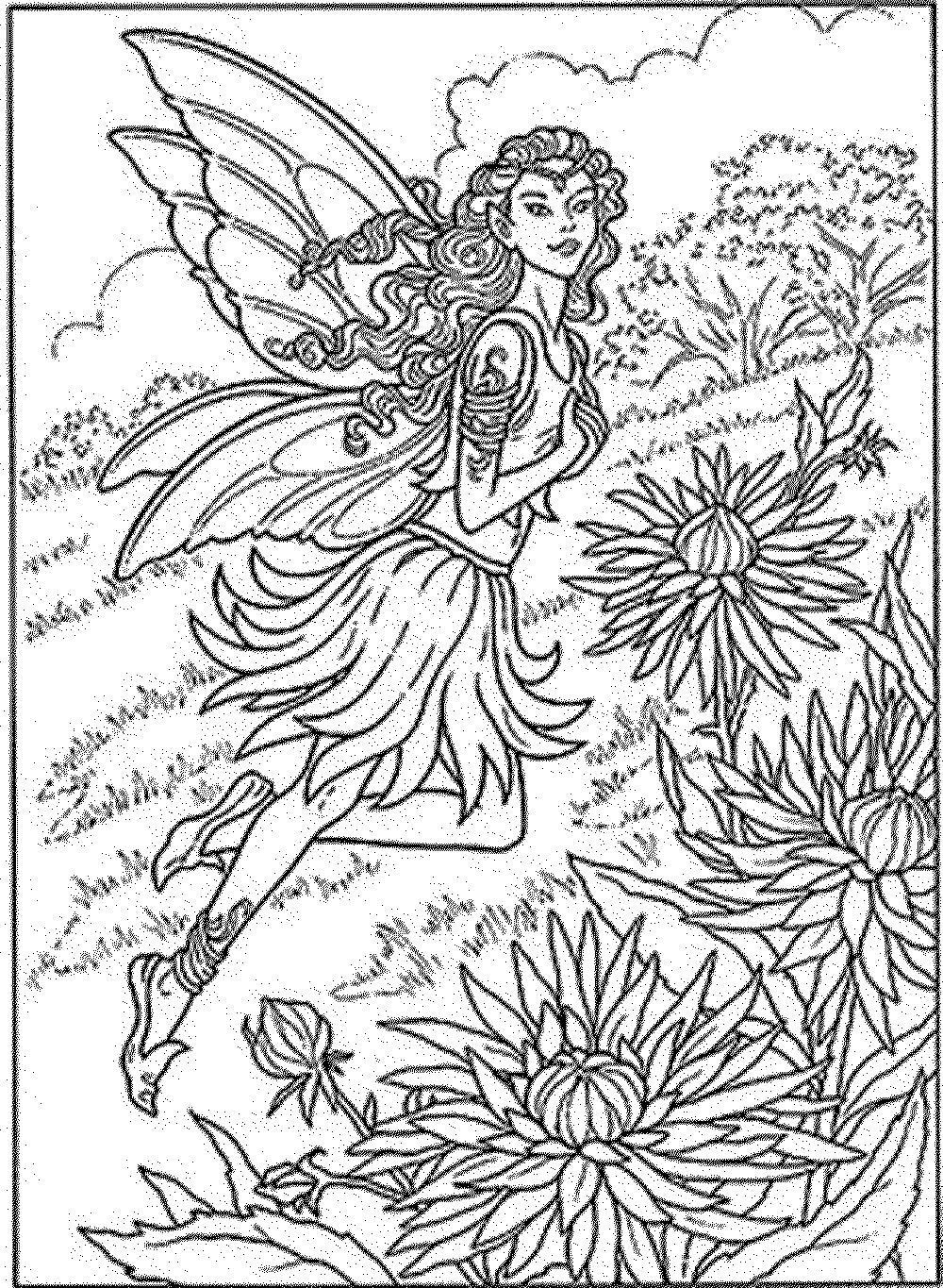 free printable coloring pages fairies adults