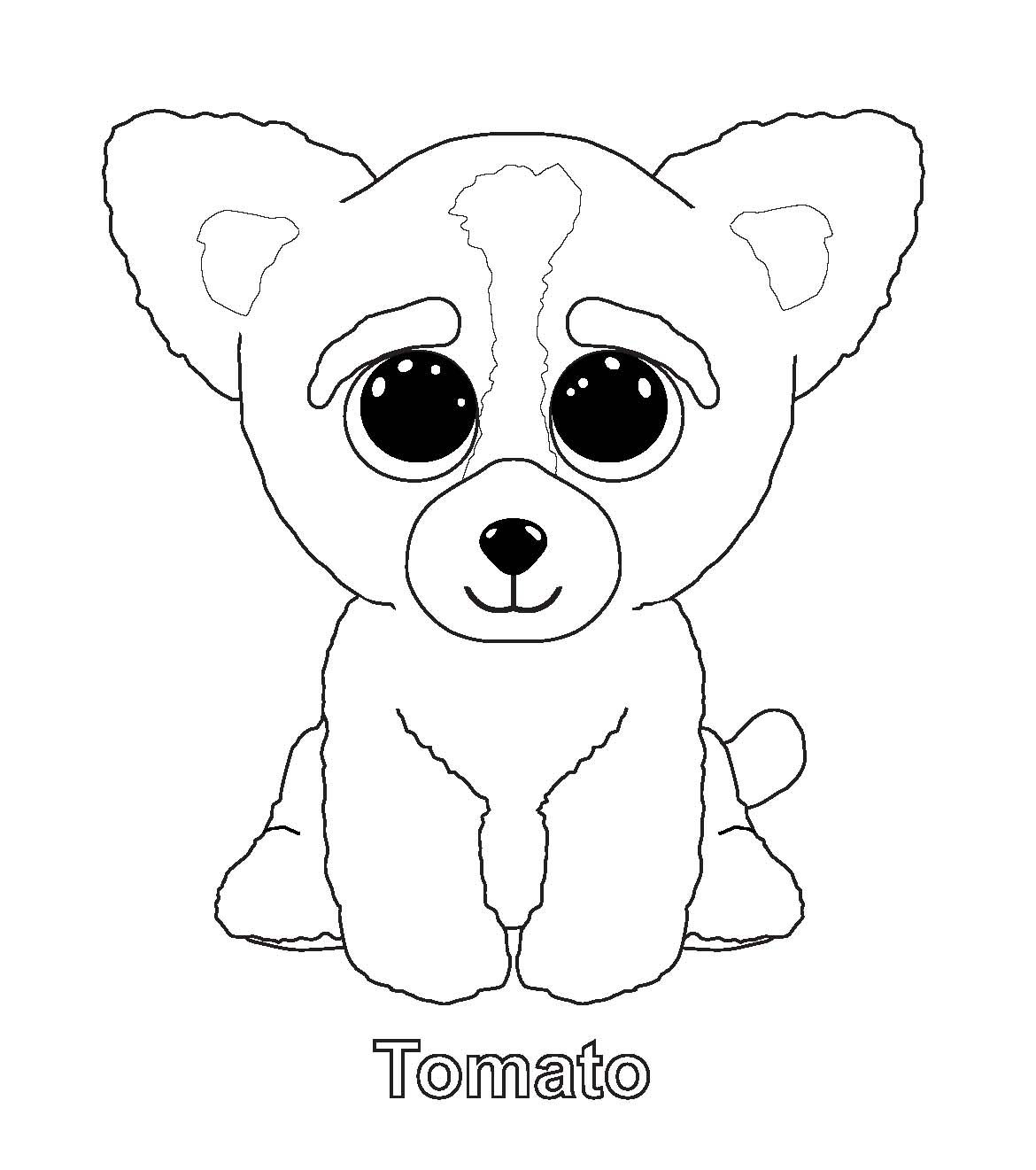 tomato beanie boo coloring pages   Clip Art Library