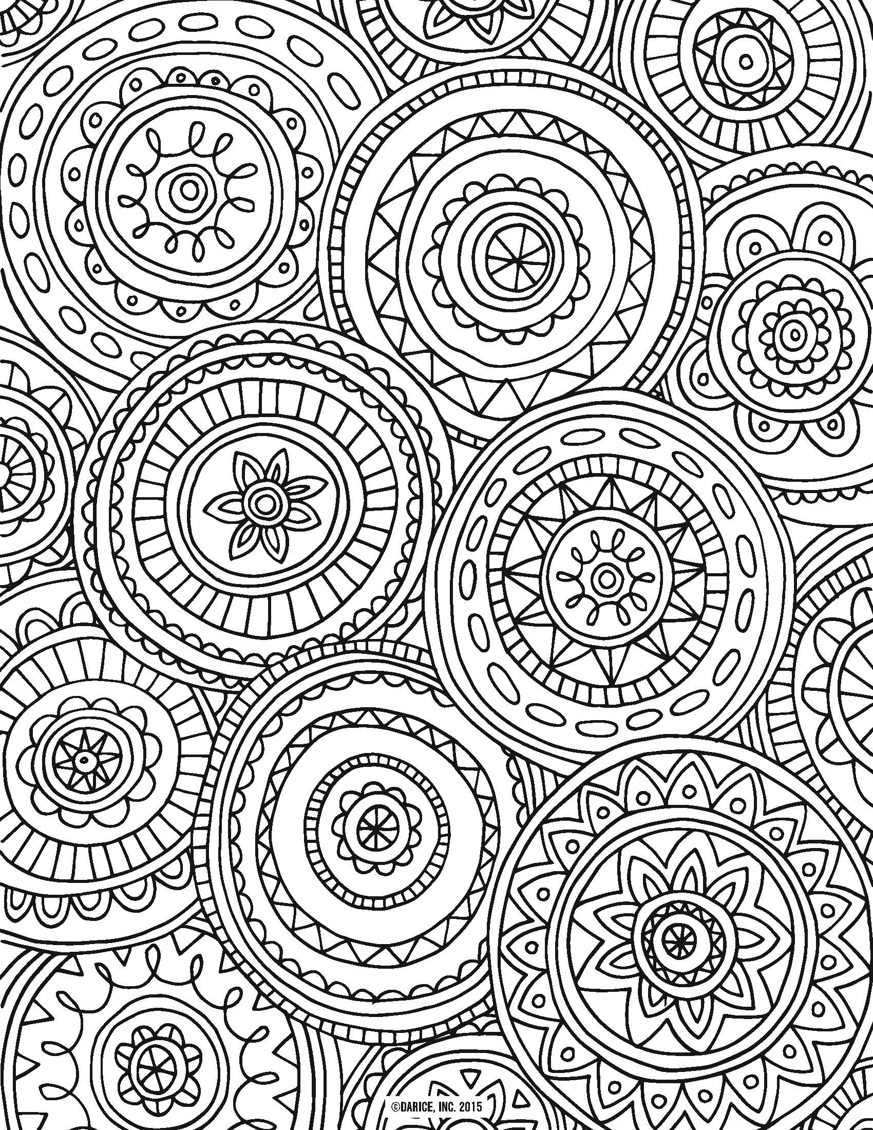 Free PrintableColoring Pages Abstract Download Free Printable