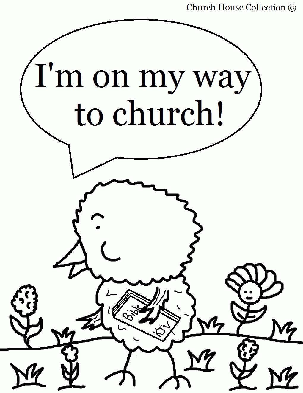 sunday school coloring pages for children   Clip Art Library
