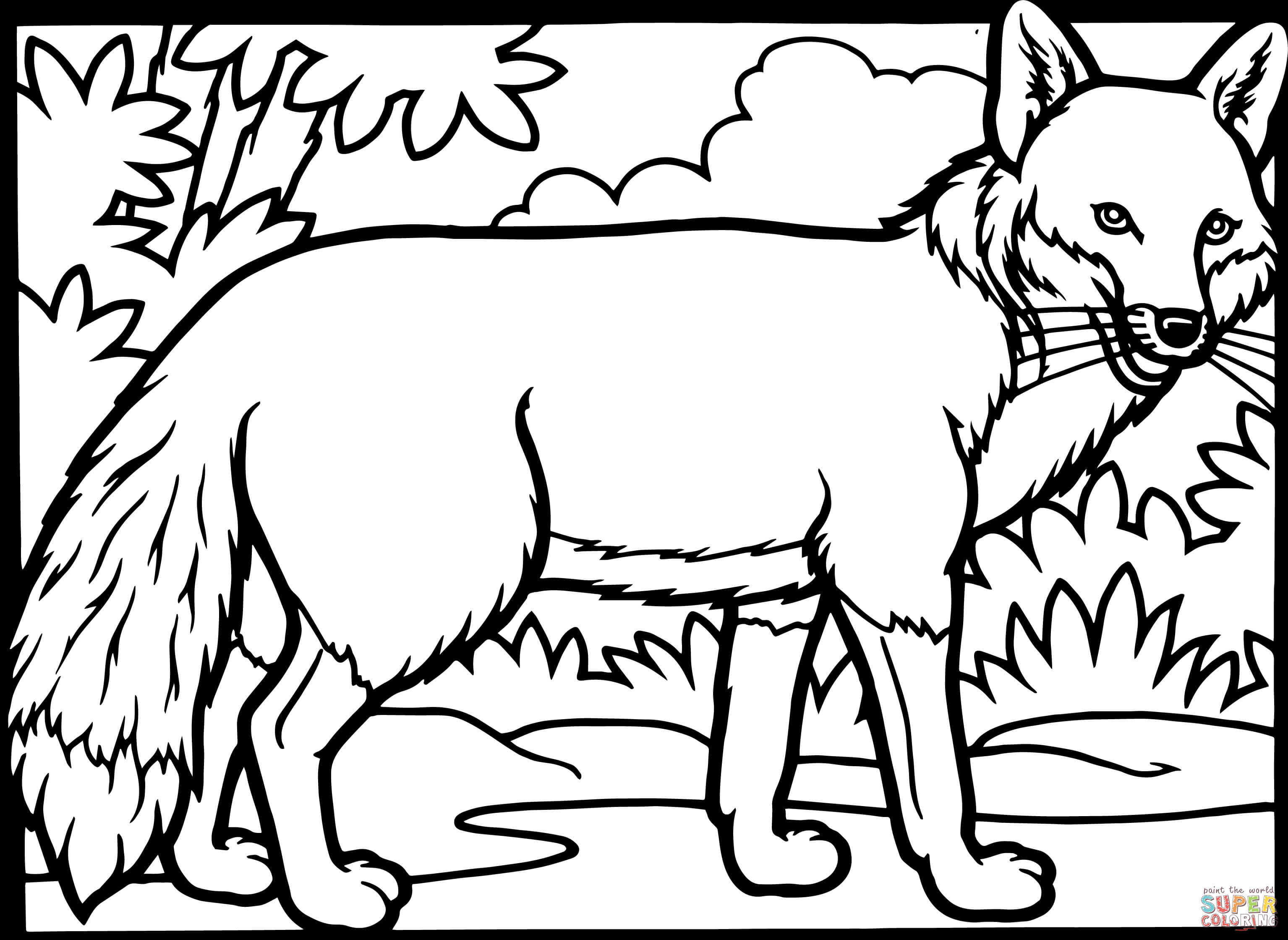 printable-coloring-page-fox-clip-art-library