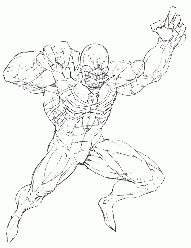 agent venom coloring pages   Clip Art Library