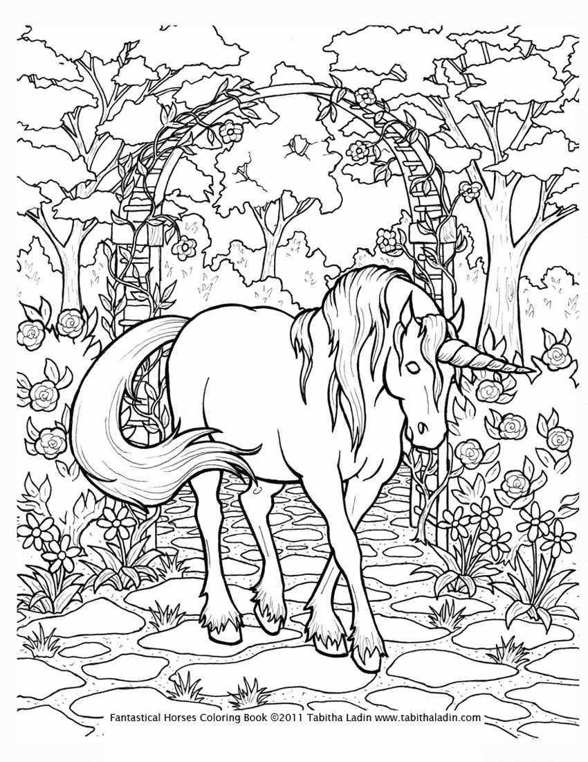 Free Unicorn | Coloring Pages For Adults, Download Free Unicorn