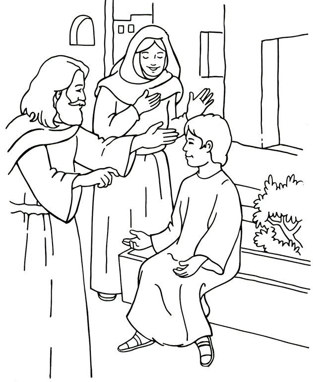 Bible stories - colouring pages