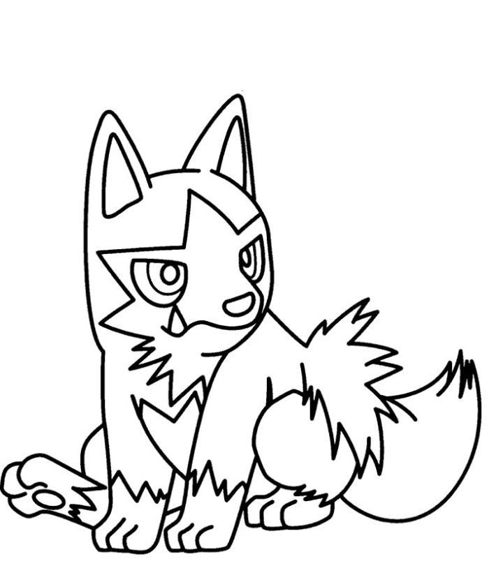 Poochyena Pokemon Coloring Pages - Pokemon Coloring Pages