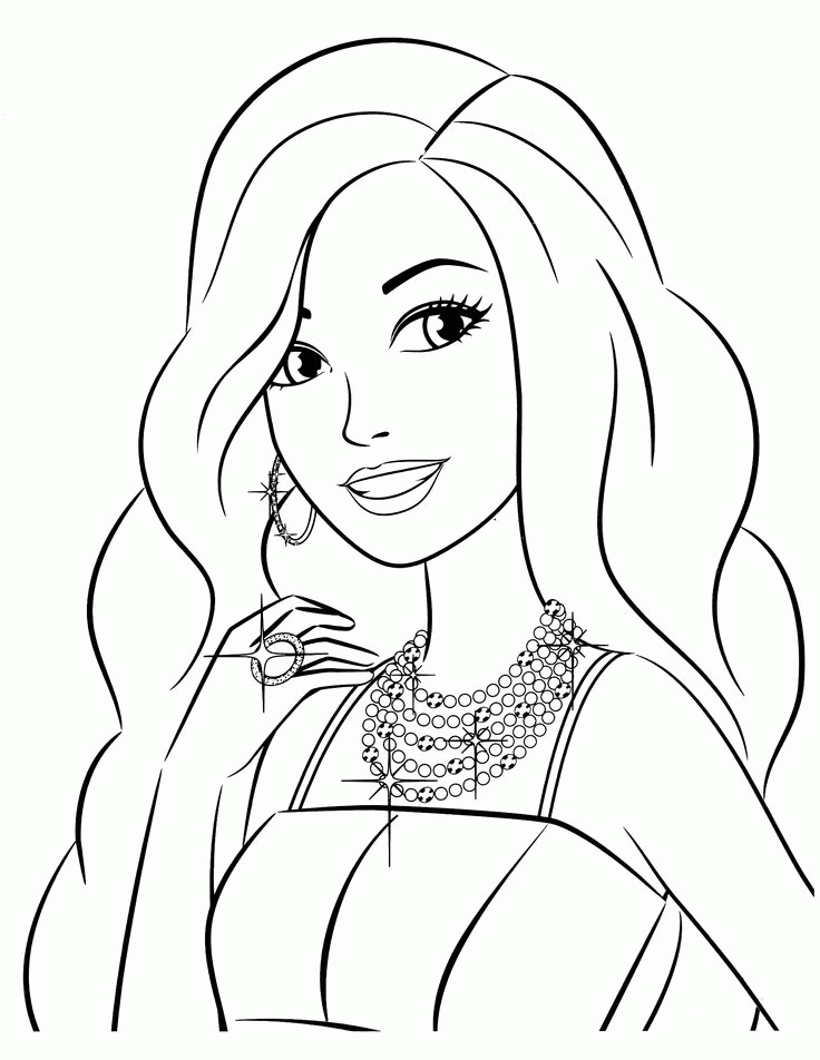 Free Barbie Coloring Pages To Print For Free Download Free Barbie Coloring Pages To Print For Free Png Images Free Cliparts On Clipart Library