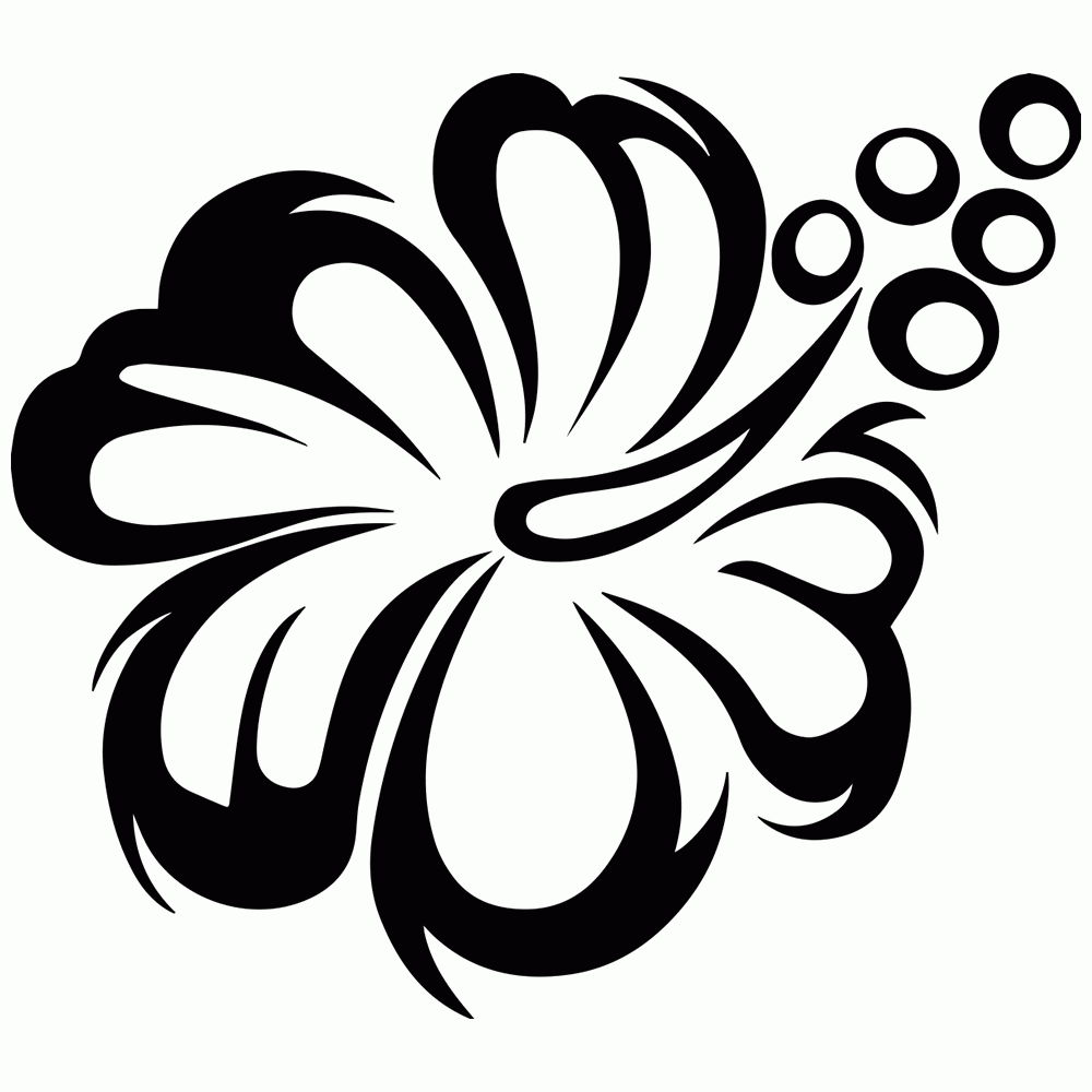 Free Printable Coloring Pages Of Hawaiian Flowers Download Free 