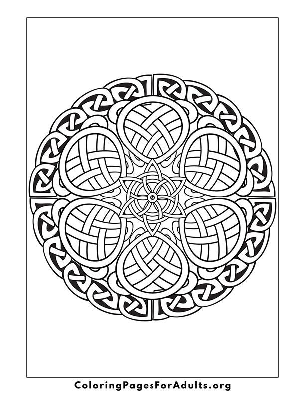 Celtic For Adults | Coloring Pages for Kids and for Adults