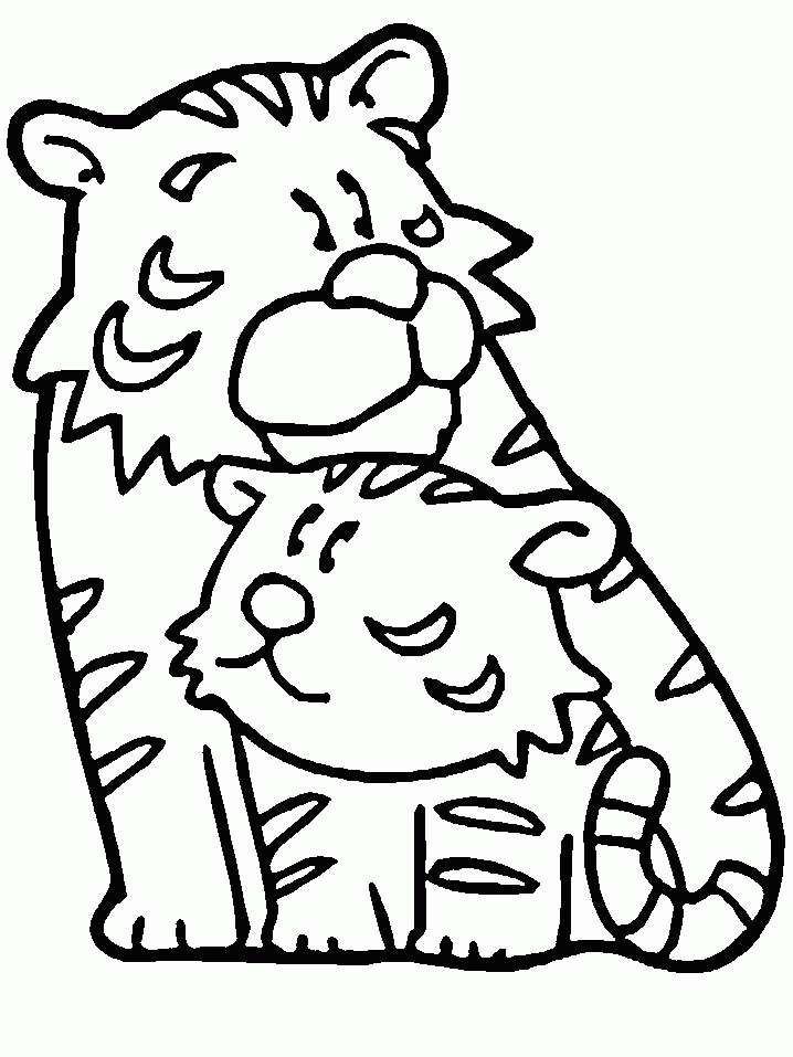 Tiger Coloring Pages and Book | Unique Coloring Pages