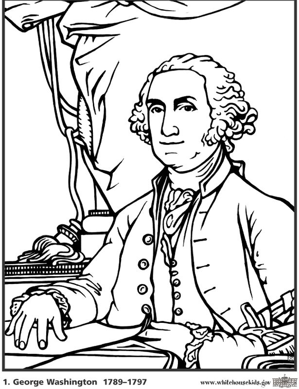 Free Presidents Day Printable Coloring Sheets Fact Pages | Home