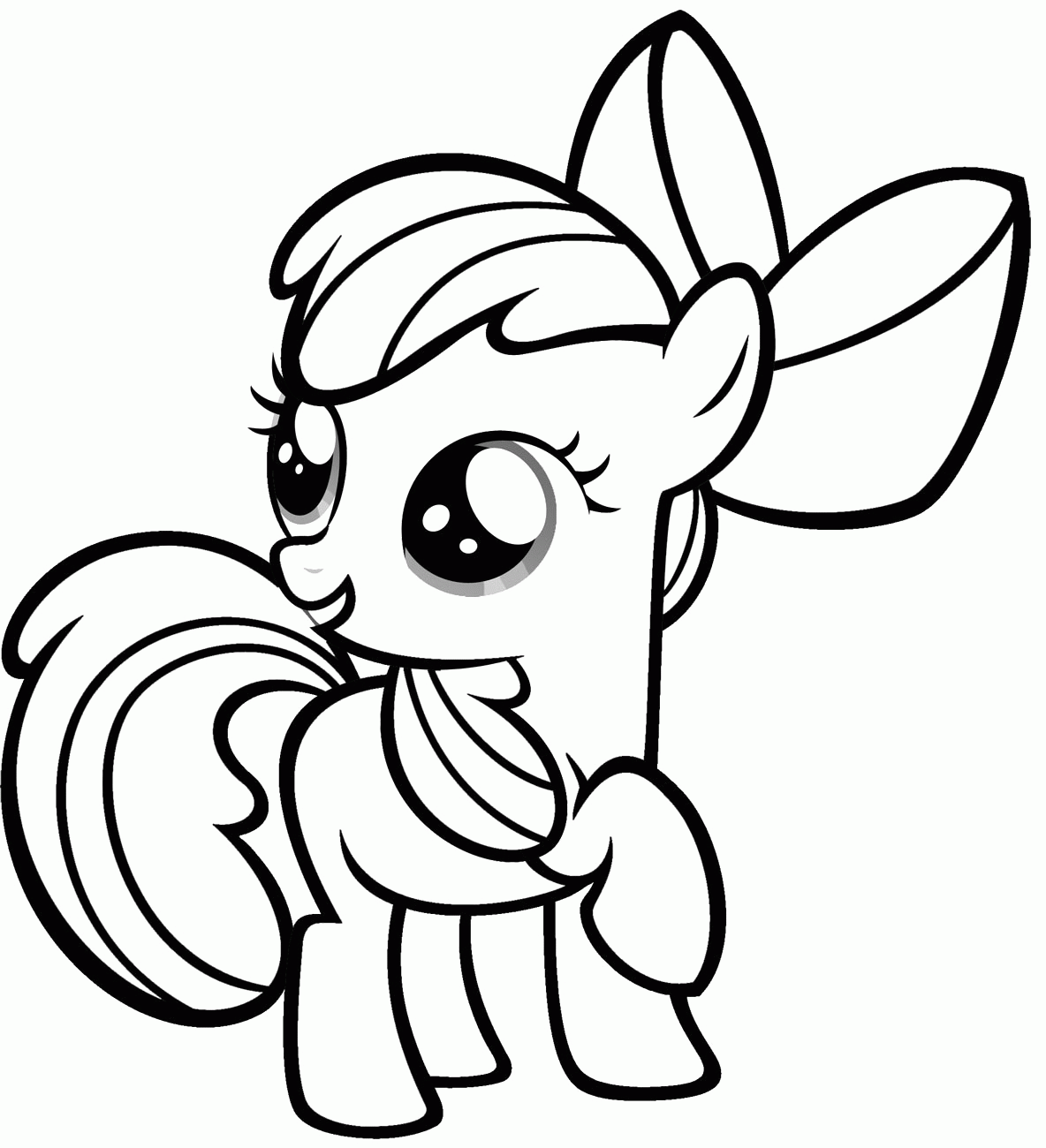 cute pony colouring pages   Clip Art Library