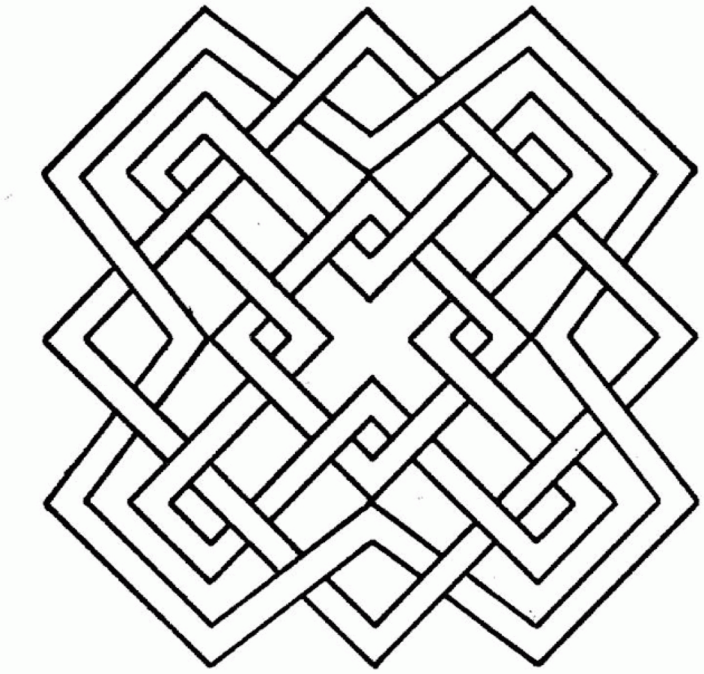 Free Simple Geometric Coloring Pages Download Free Simple Geometric