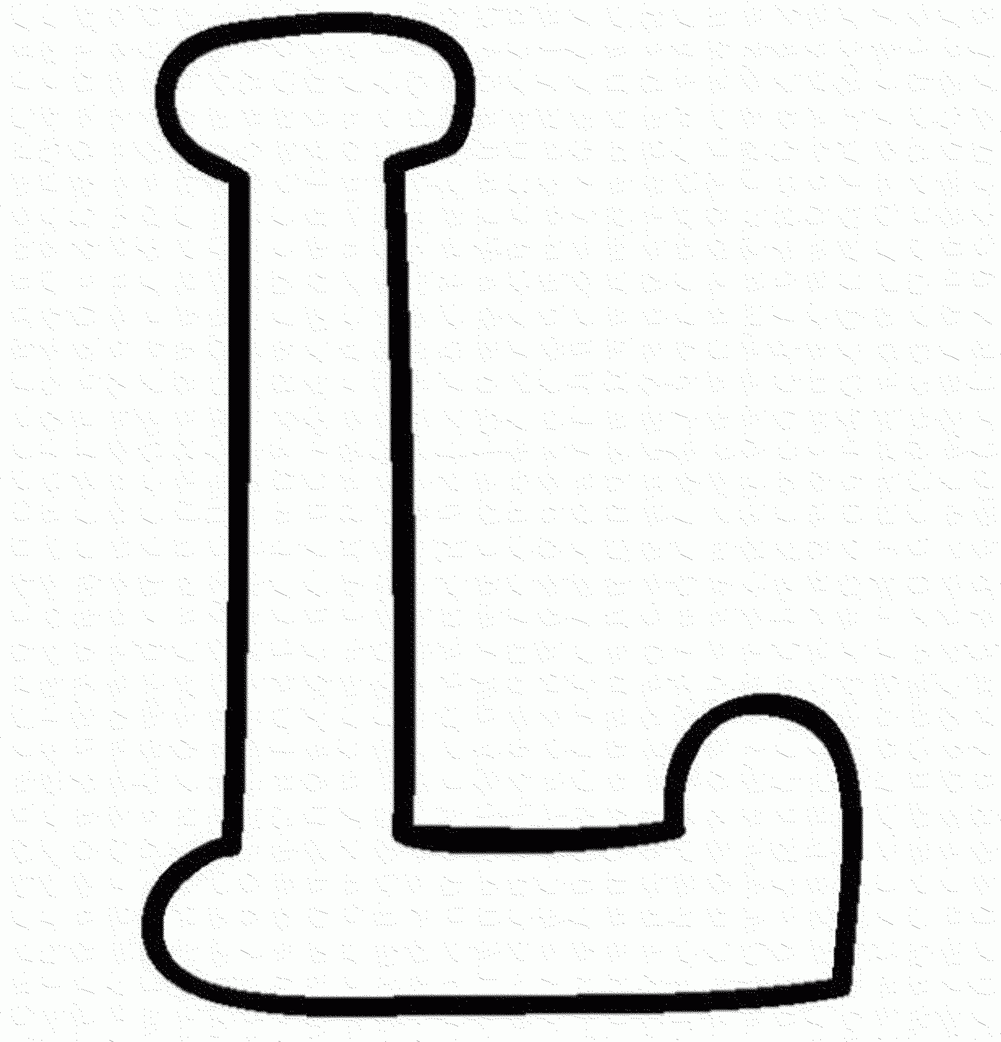 letter l clipart black and white Clip Art Library