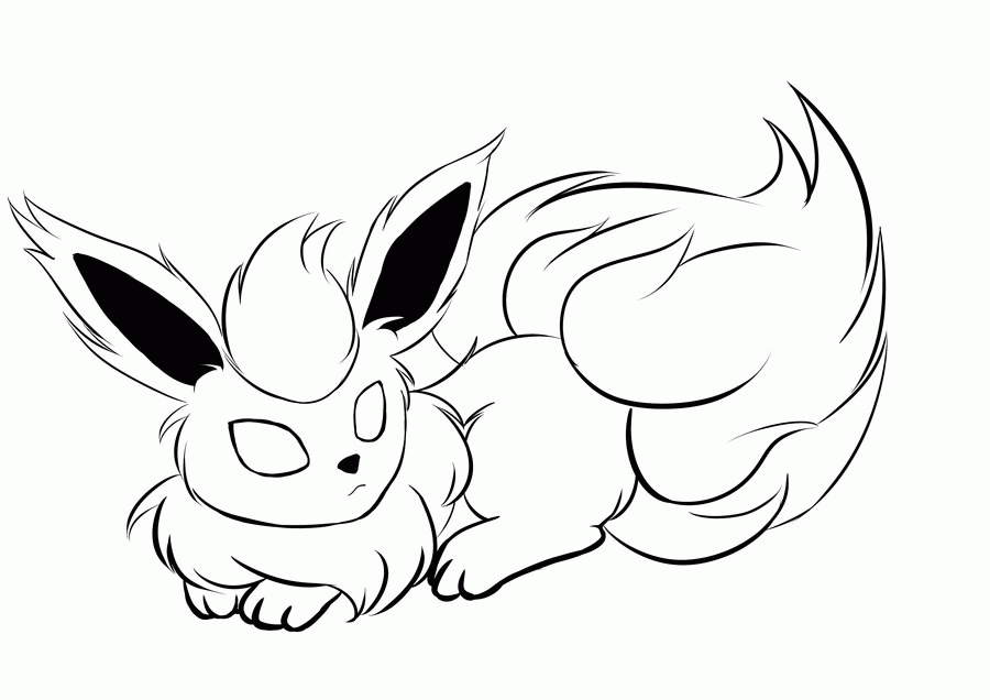 Clip Arts Related To : eevee evolution coloring. 