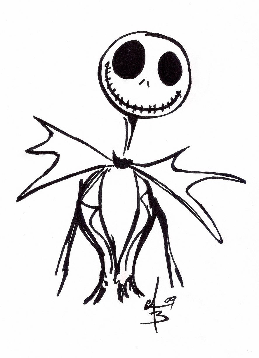 Free Printable Jack Skellington Coloring Pages Art er