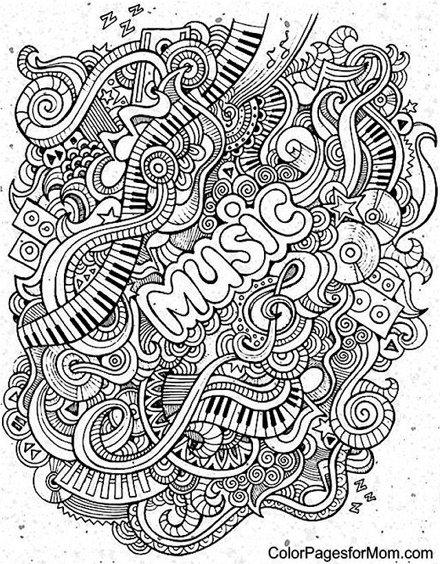 Free Music Coloring Pages Free Printable, Download Free Music Coloring
