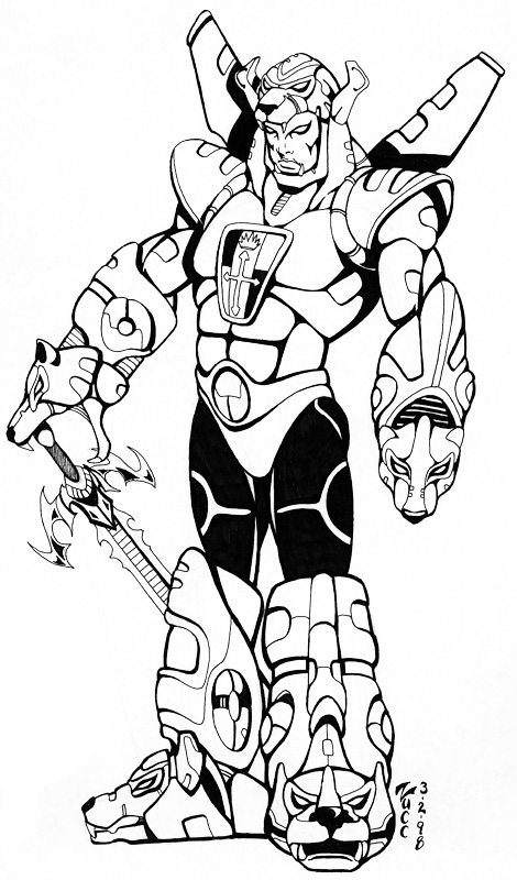 Clip Arts Related To : voltron lions coloring pages. view all Voltron Color...