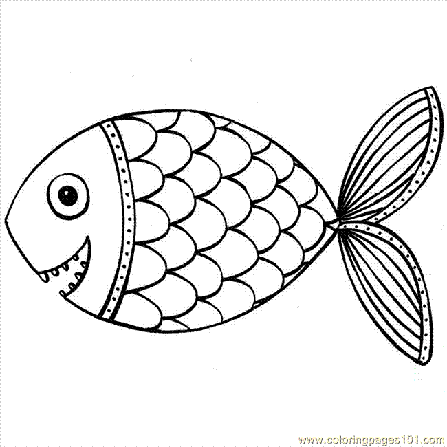 Free Printable Fish Template.| Coloring Pages for Kids carrot