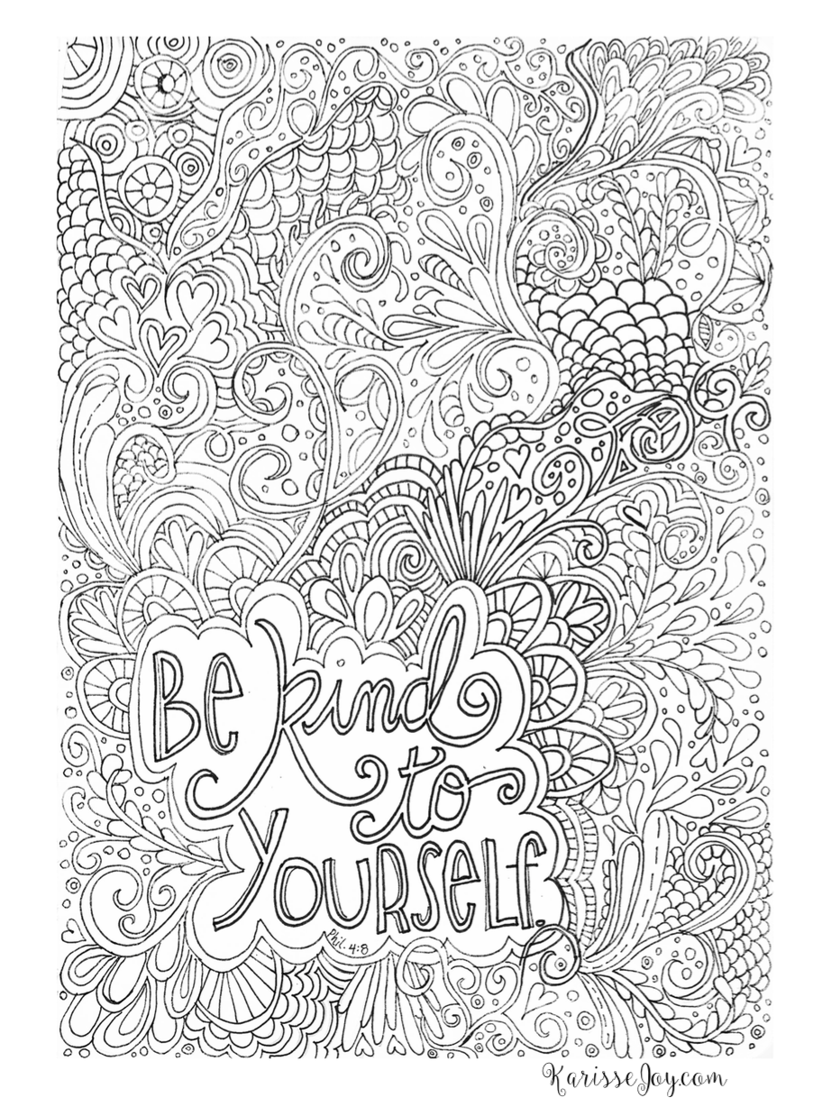Printable Difficult Coloring Page