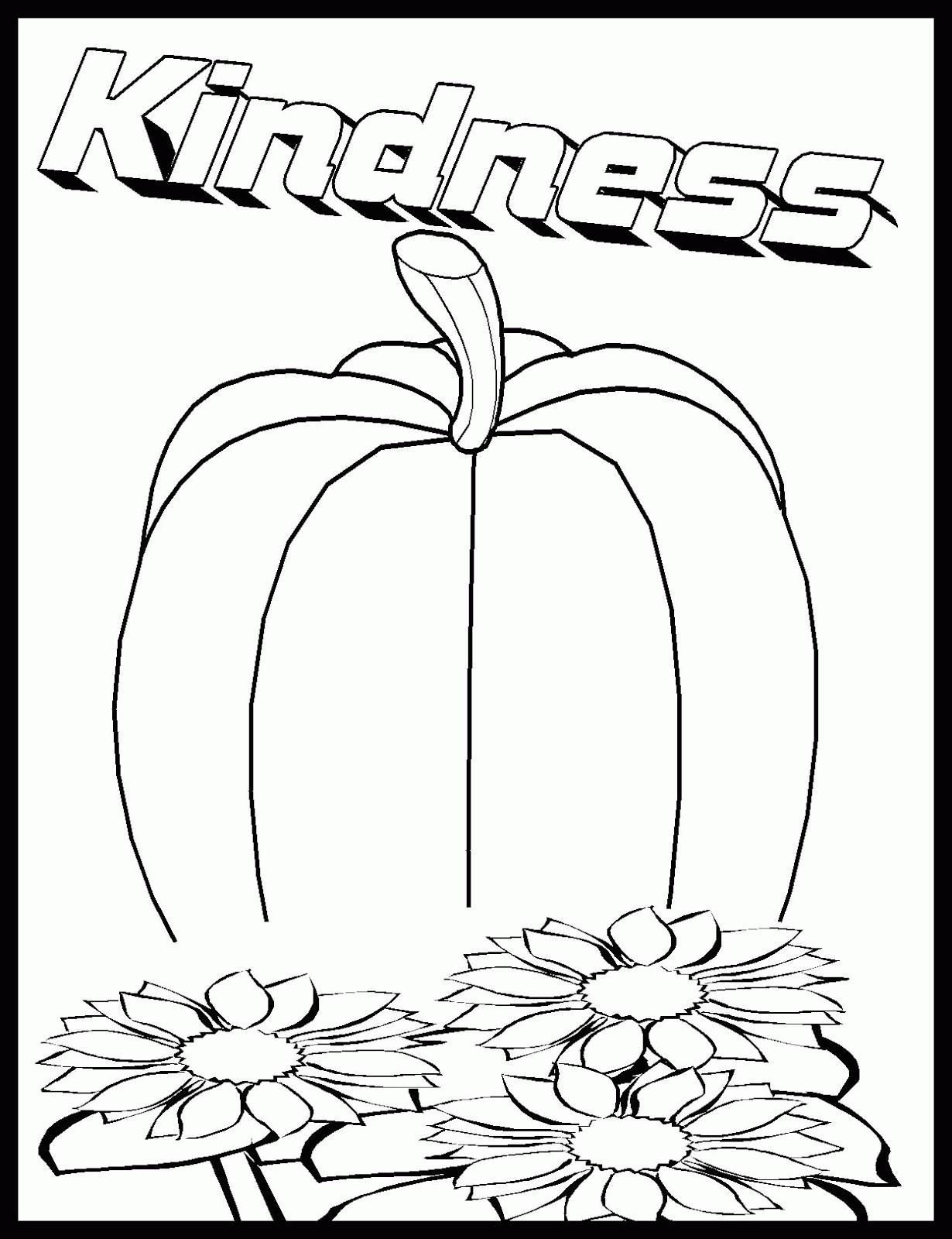 Kindness| Coloring Pages for Kids | Free coloring pages