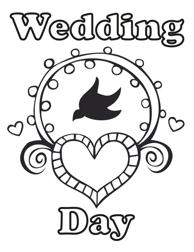 Free Marry And Weddings Coloring Pages Download Free Marry And