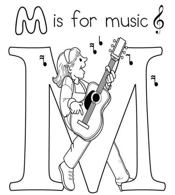 Letter M Coloring Sheet. letter m coloring pages getcoloringpages
