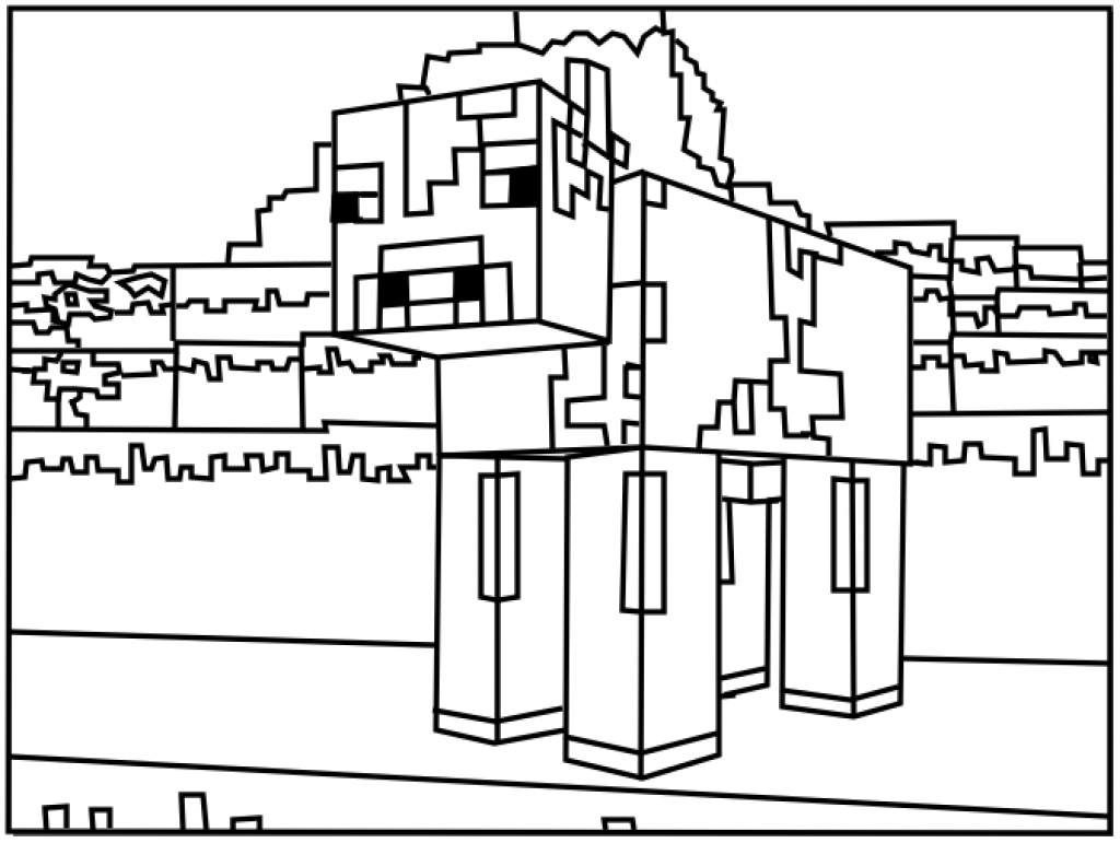 The Most Elegant as well as Lovely Free Minecraft Coloring Pages