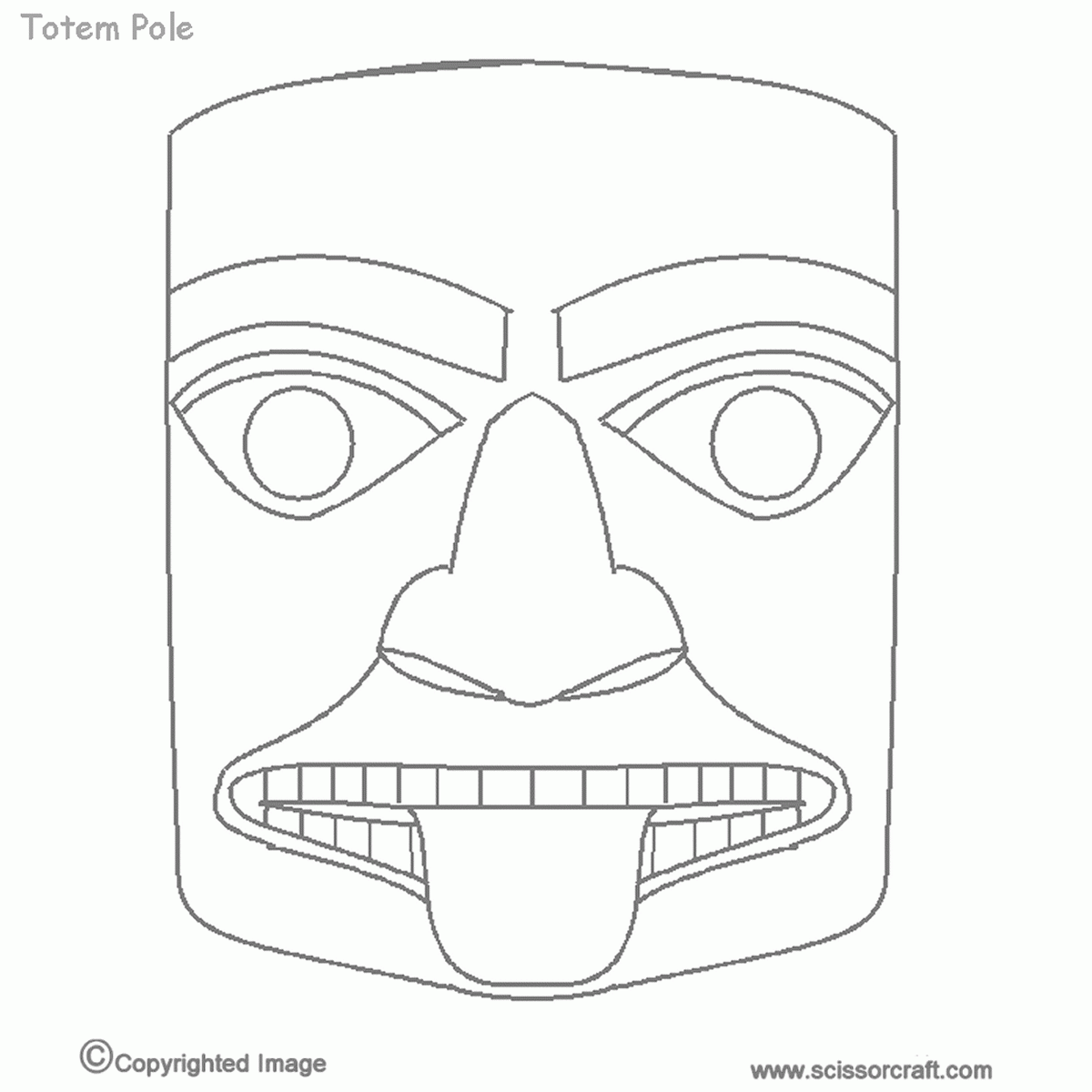 Totem Poles To Draw Clip Art Library