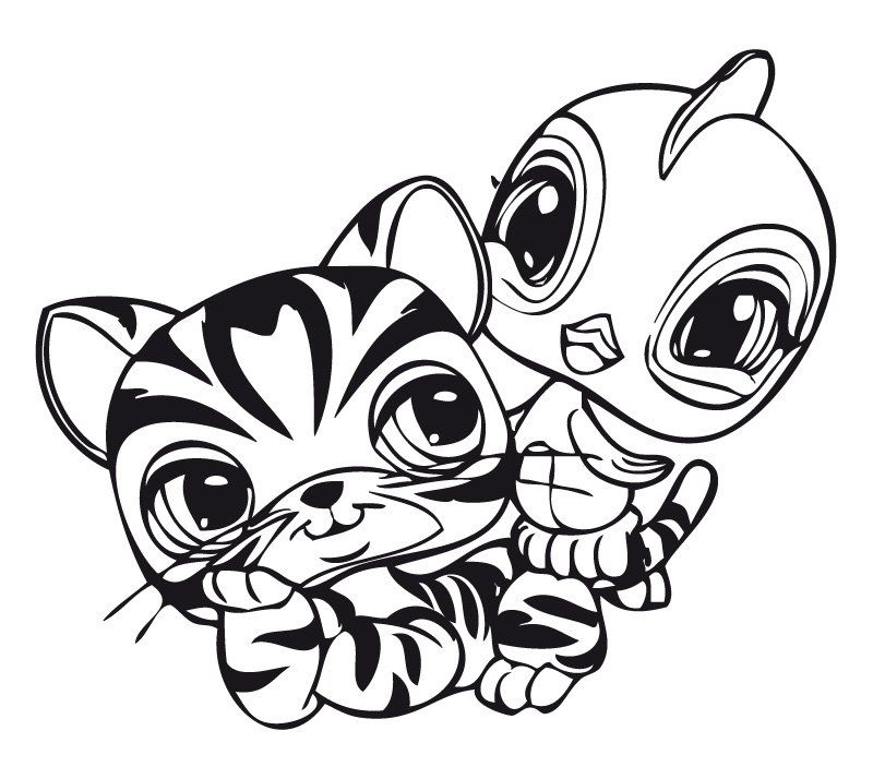 My Littlest Pet Shop Colouring Sheets | Coloring