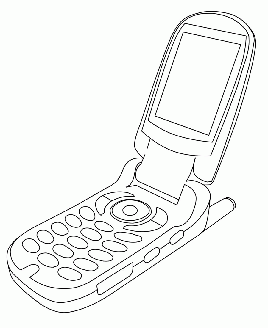 Free Cell Phone Coloring Pages, Download Free Cell Phone Coloring Pages