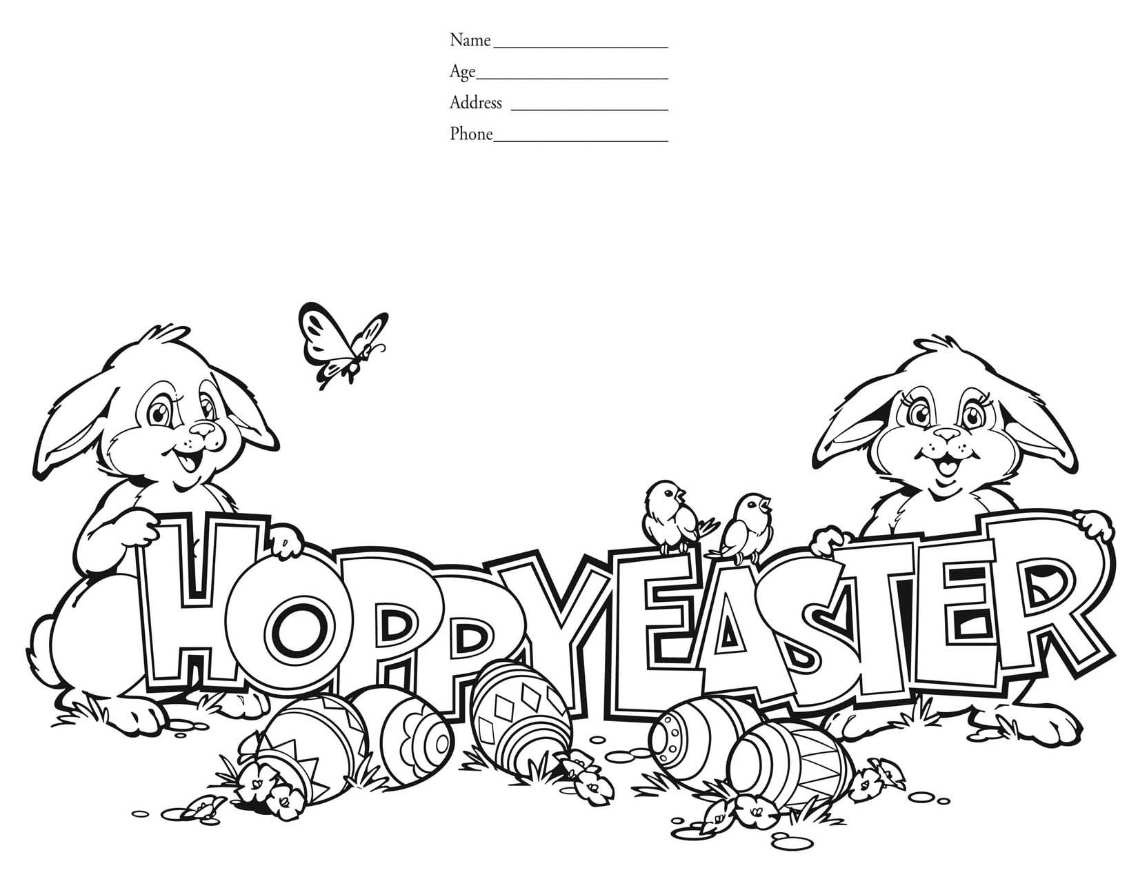   Easter Coloring Pages Ideas With Images - MagMent