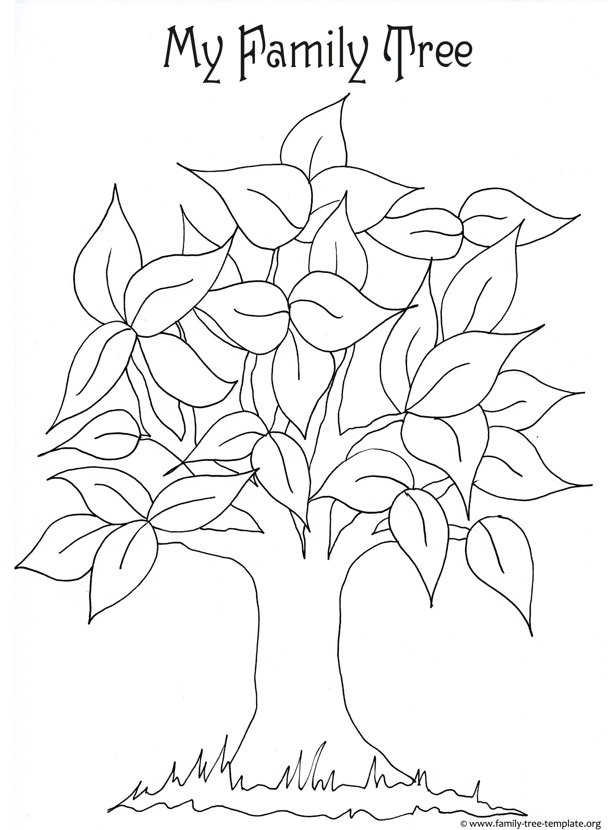 Free Printable Tree Template Download Free Printable Tree Template Png 